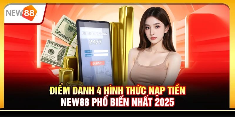 Điểm danh 4 hình thức nạp tiền New88 phổ biến nhất 2025