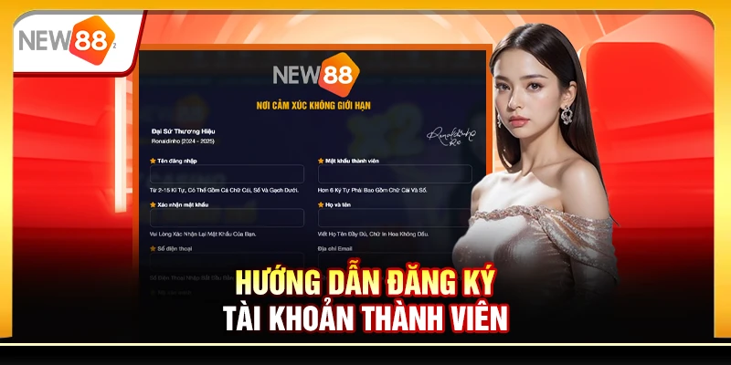 Hướng dẫn đăng ký tài khoản thành viên