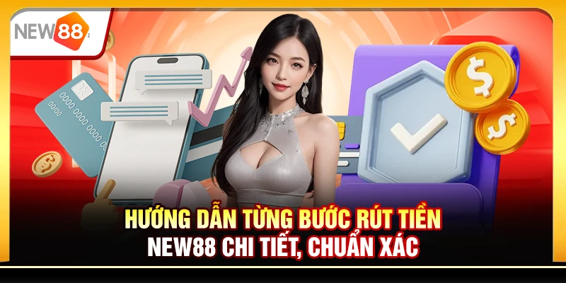 Hướng dẫn từng bước rút tiền New88 chi tiết, chuẩn xác